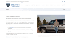 Desktop Screenshot of creationlandscapingservices.com