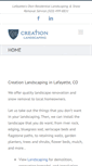 Mobile Screenshot of creationlandscapingservices.com